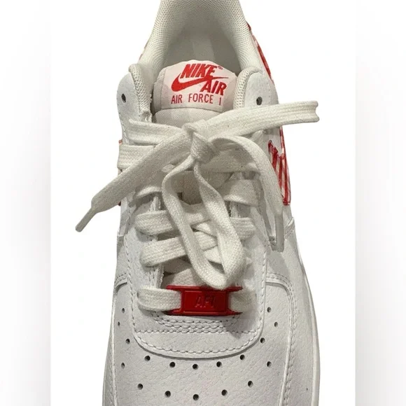 Air Force 1 Low '07 Essential 'Mystic Red Gingham' - Picture 4 of 9